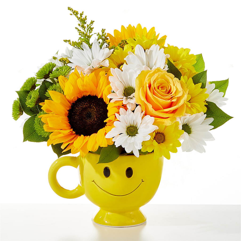 Be Happy Bouquet – SARAH'S FLOWERS, Fullerton CA