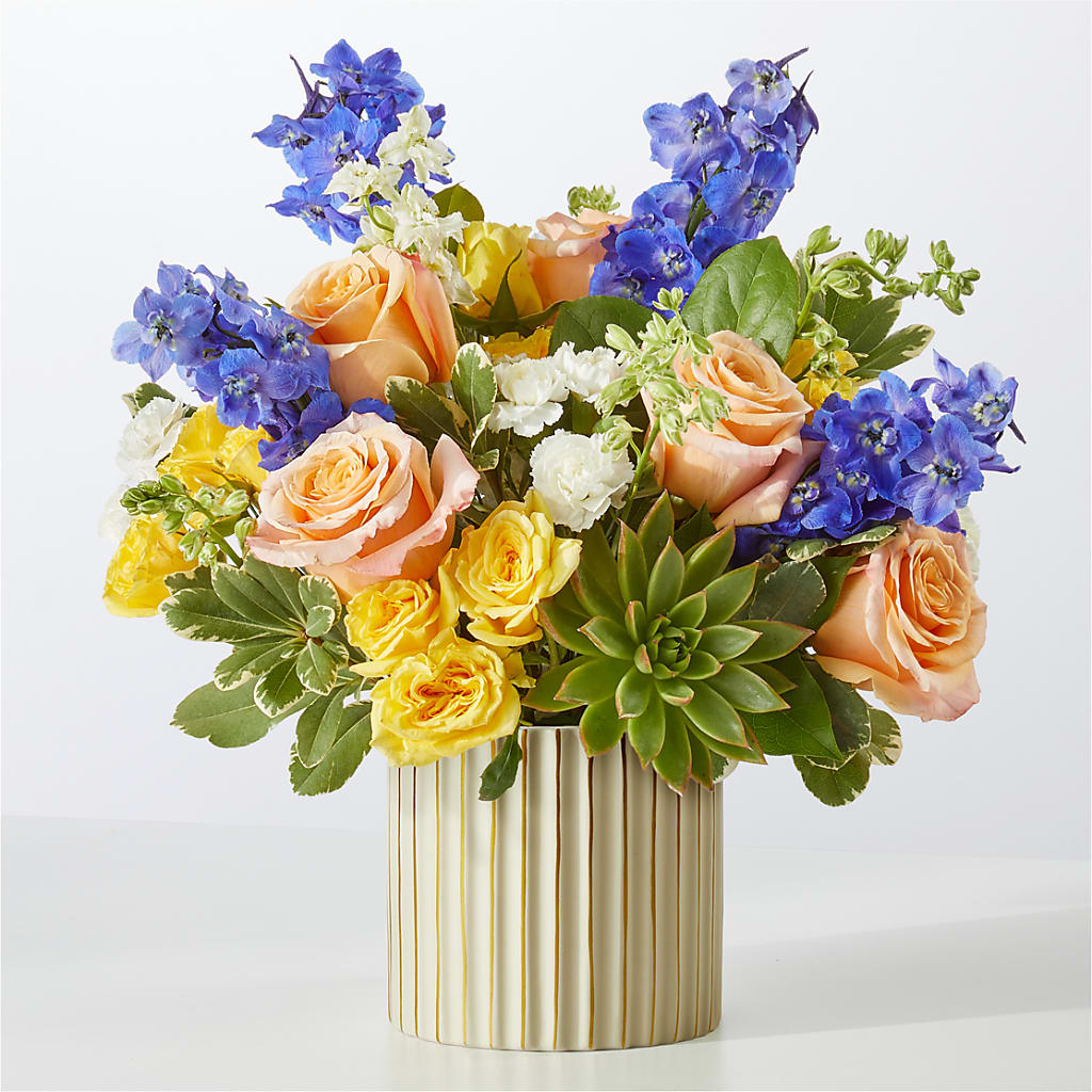 Cobalt Reverie Bouquet – SARAH'S FLOWERS, Fullerton CA