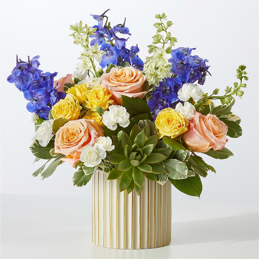 Cobalt Reverie Bouquet – SARAH'S FLOWERS, Fullerton CA