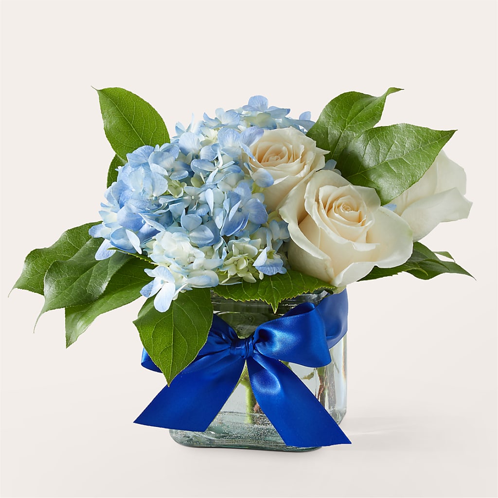 Sky Blue Delight Bouquet – SARAH'S FLOWERS, Fullerton CA