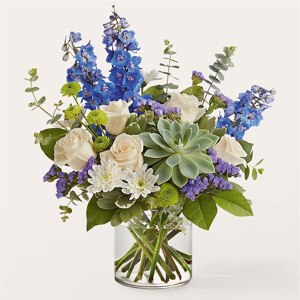 Cerulean Waves Bouquet – SARAH'S FLOWERS, Fullerton CA
