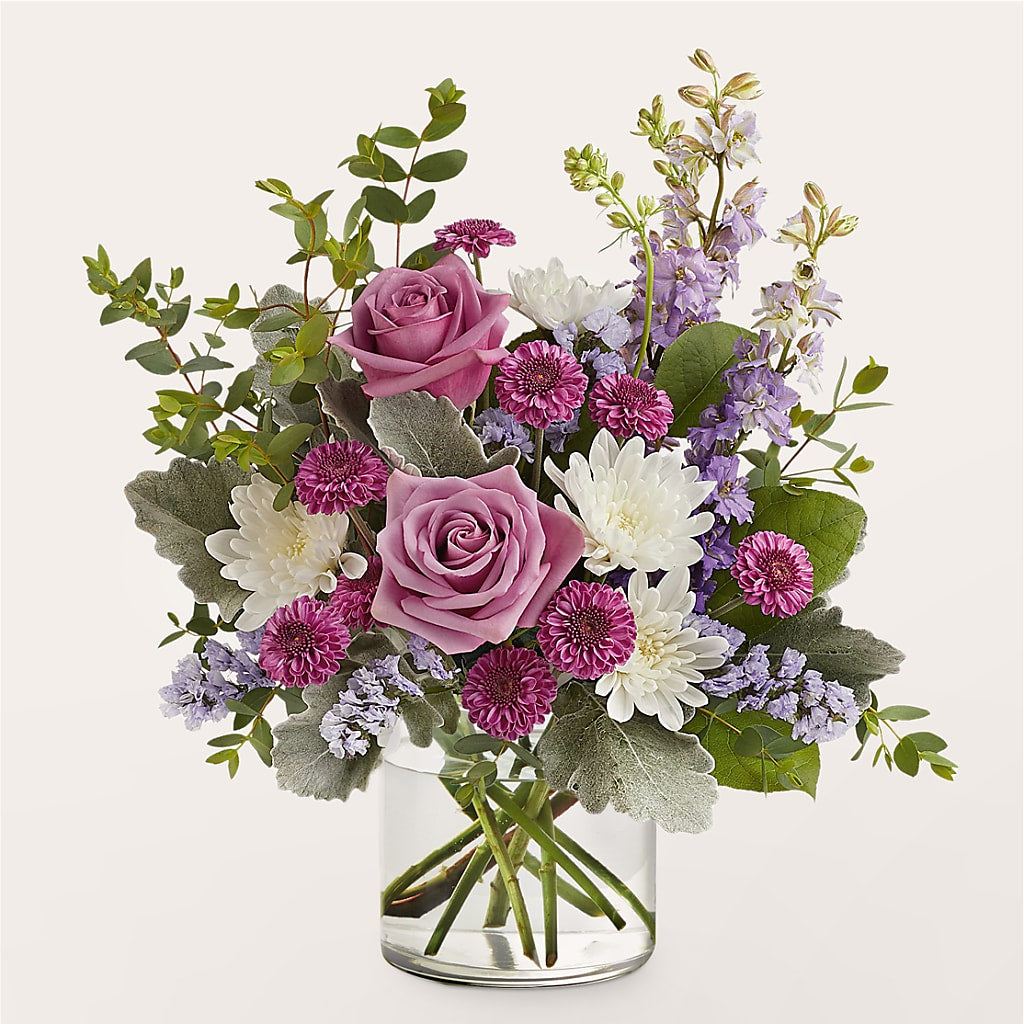Violet Frost Bouquet – SARAH'S FLOWERS, Fullerton CA