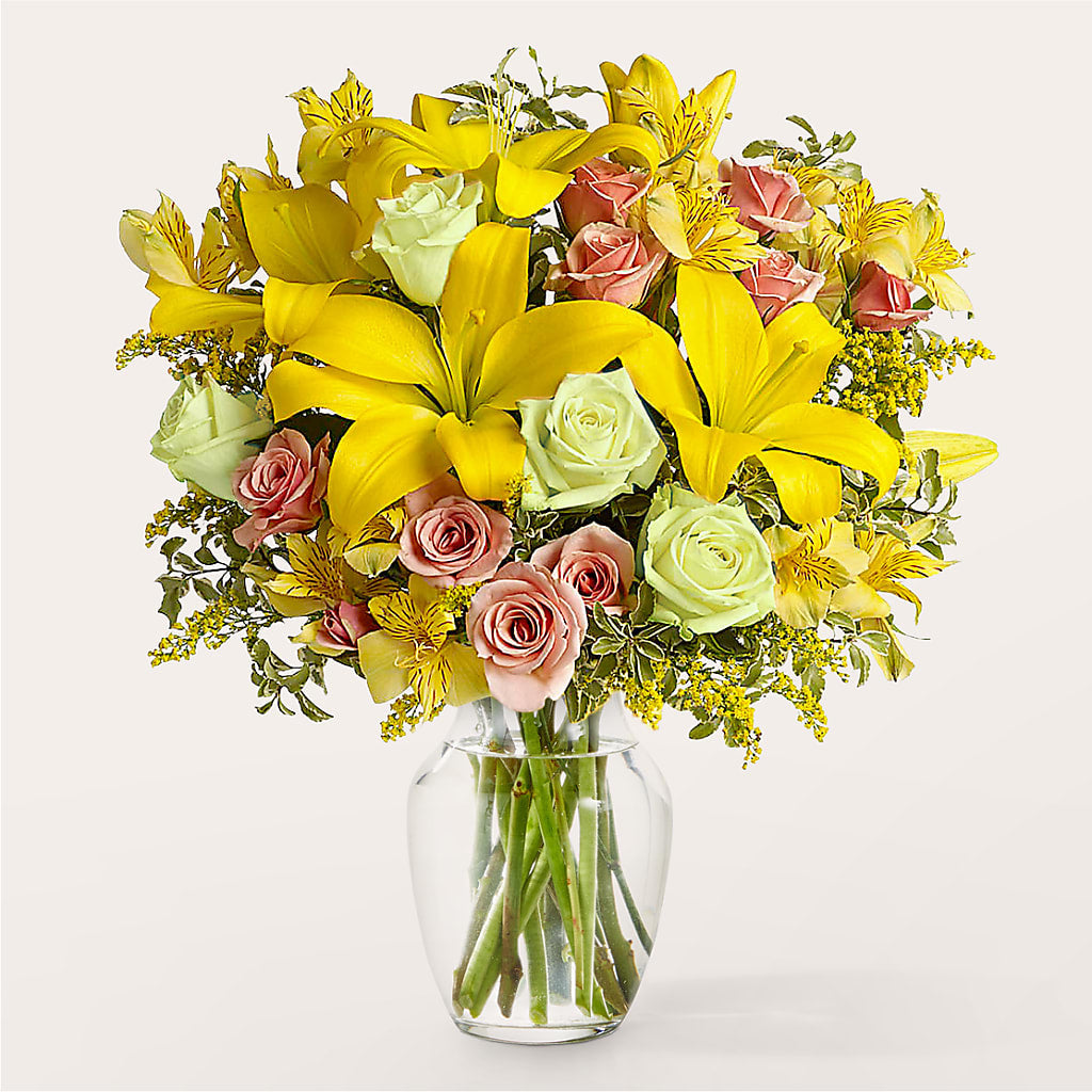 Sunburst Bouquet – SARAH'S FLOWERS, Fullerton CA