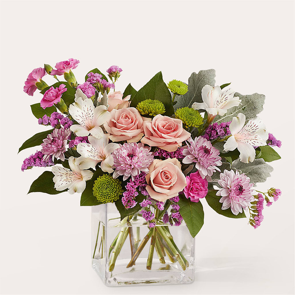 Pink Suede Bouquet – SARAH'S FLOWERS, Fullerton CA