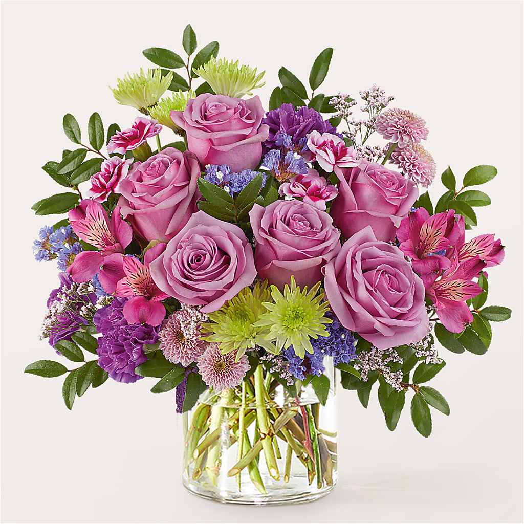 Glass Half Full Bouquet – SARAH'S FLOWERS, Fullerton CA
