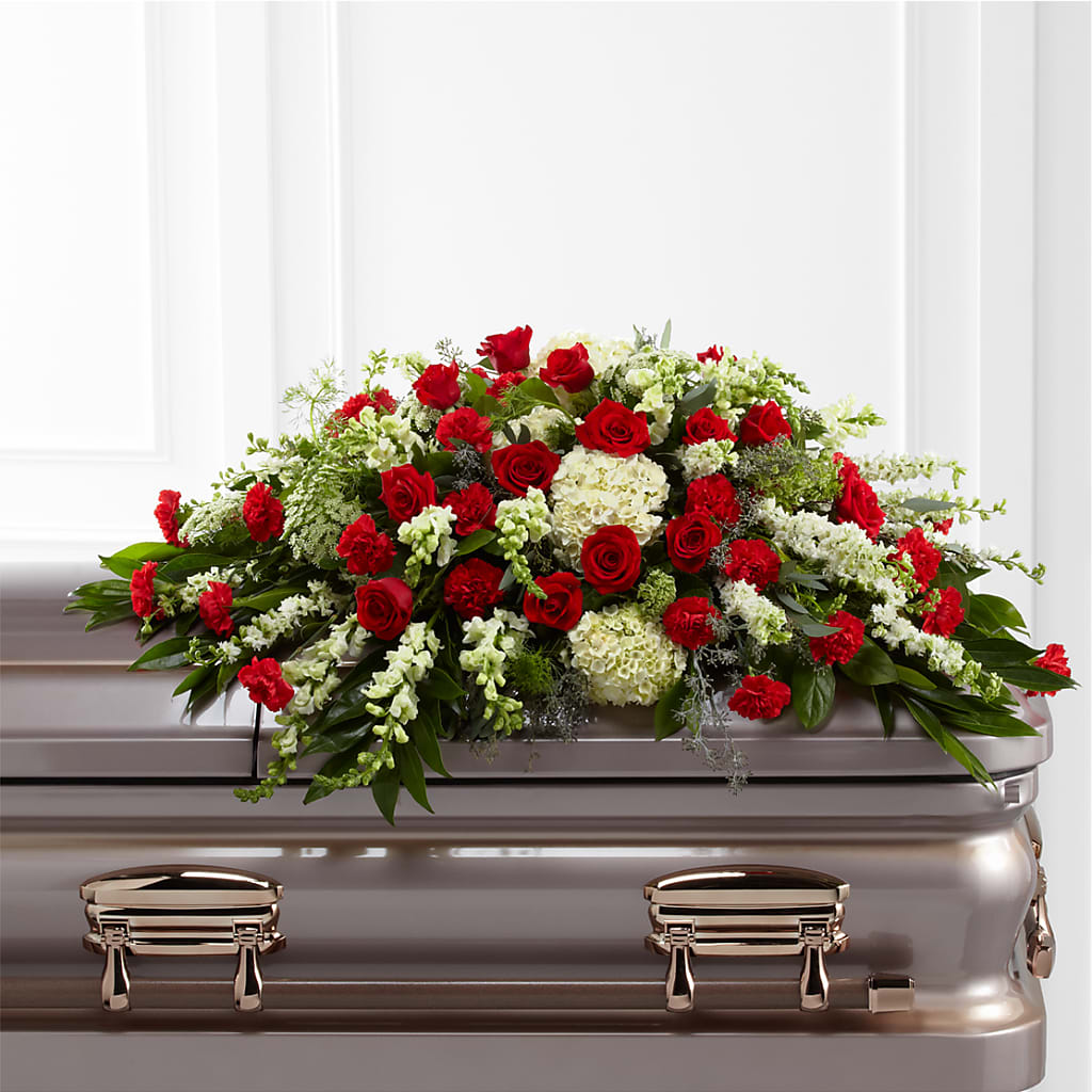 Sincerity Casket Spray – SARAH'S FLOWERS, Fullerton CA