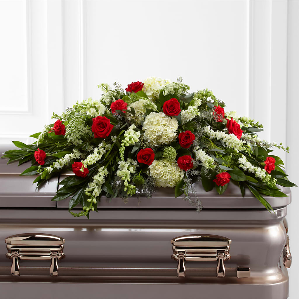 Sincerity Casket Spray – SARAH'S FLOWERS, Fullerton CA