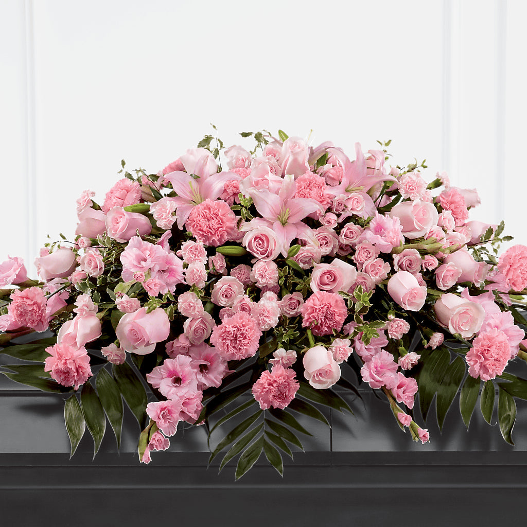 Garden of Comfort Casket Spray (Standard) – SARAH'S FLOWERS, Fullerton CA