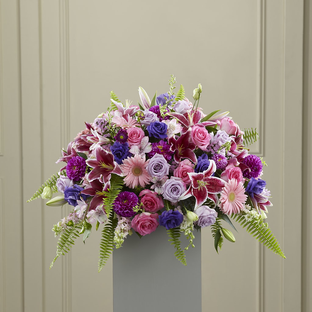 Fare Thee Well Pedestal – SARAH'S FLOWERS, Fullerton CA