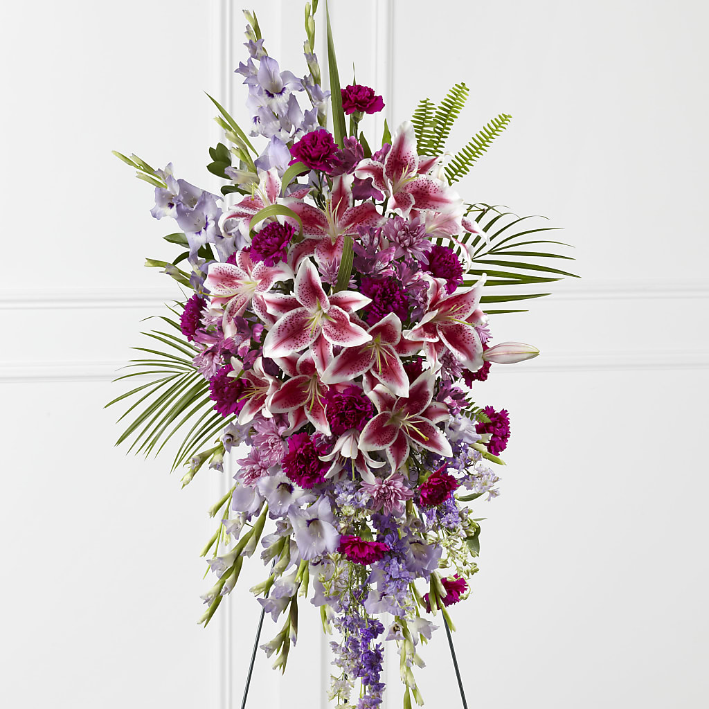 Tender Touch Standing Spray – SARAH'S FLOWERS, Fullerton CA