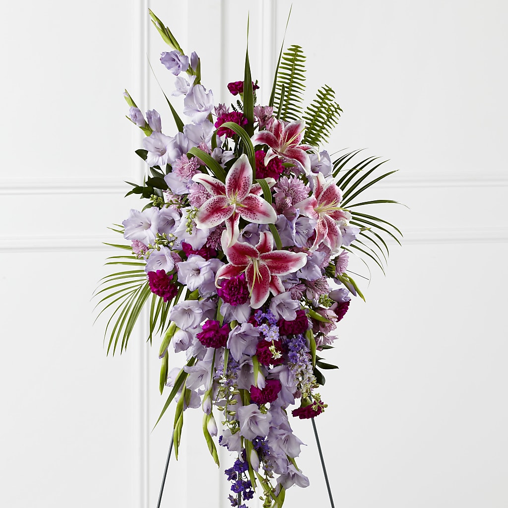 Tender Touch Standing Spray – SARAH'S FLOWERS, Fullerton CA
