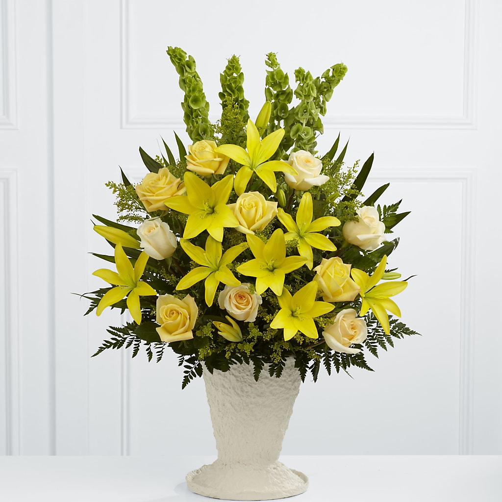 Golden Memories Arrangement – SARAH'S FLOWERS, Fullerton CA
