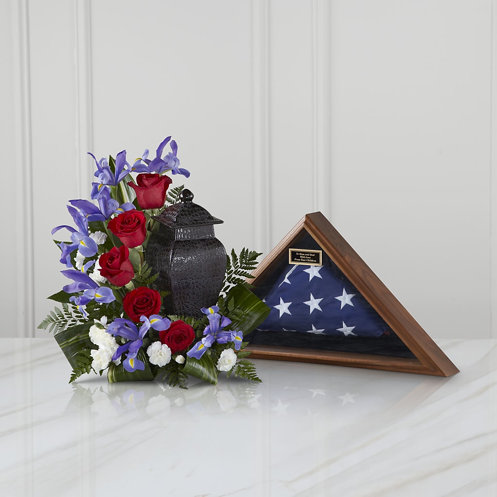 Patriotic Tribute Arrangement – SARAH'S FLOWERS, Fullerton CA