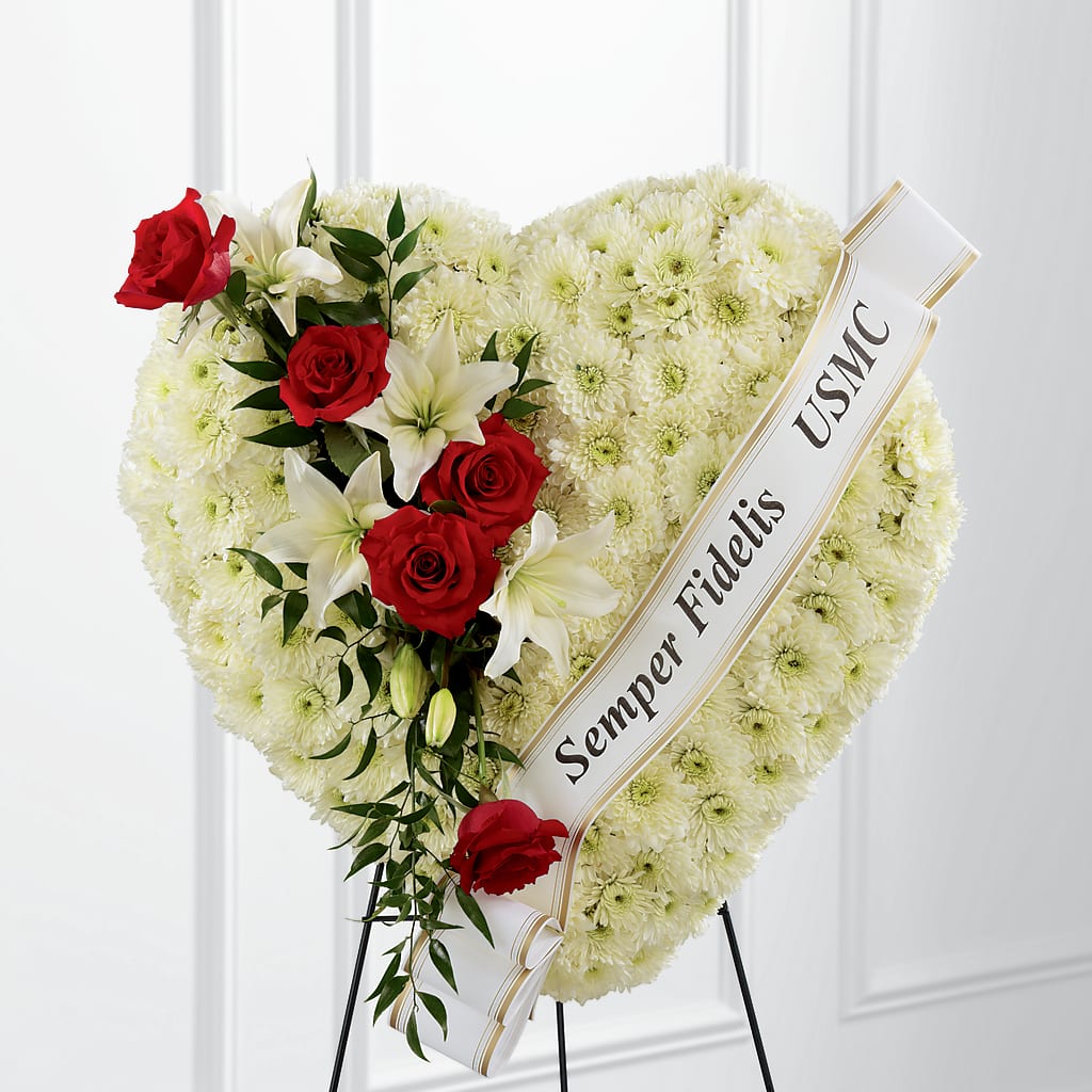 Heartfelt Hero Standing Heart – SARAH'S FLOWERS, Fullerton CA