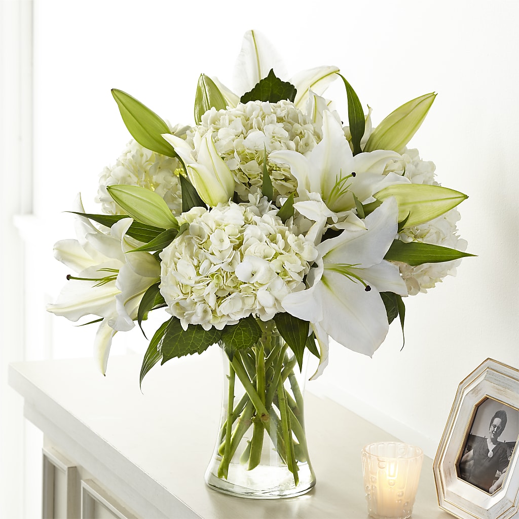 Compassionate Lily Bouquet – SARAH'S FLOWERS, Fullerton CA