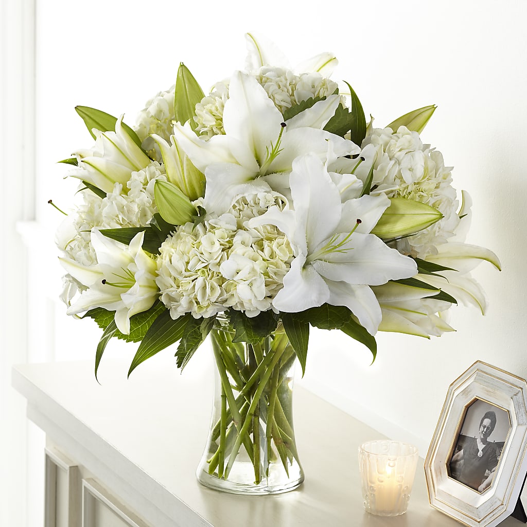 Compassionate Lily Bouquet – SARAH'S FLOWERS, Fullerton CA