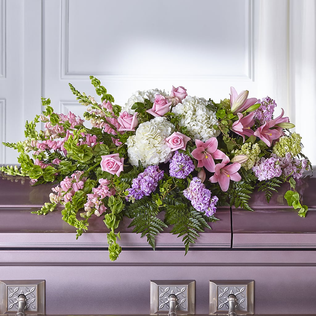 Life's Gratitude Casket Spray – SARAH'S FLOWERS, Fullerton CA