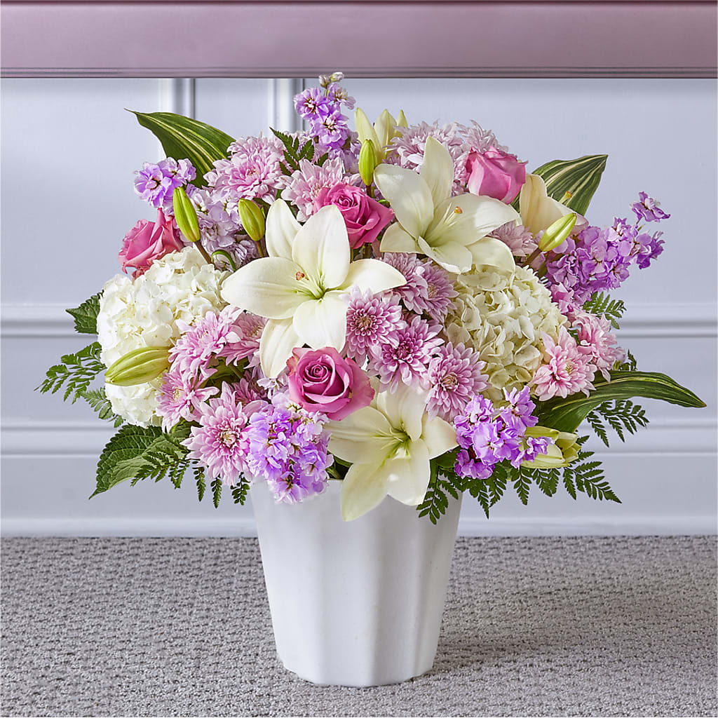 Heaven Sent Floor Basket – SARAH'S FLOWERS, Fullerton CA