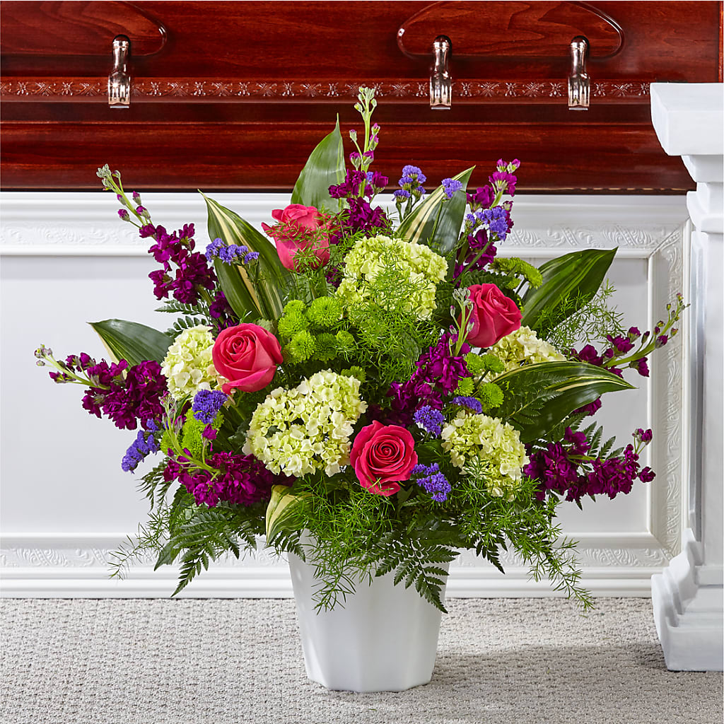 Beautiful Horizons Floor Basket – SARAH'S FLOWERS, Fullerton CA