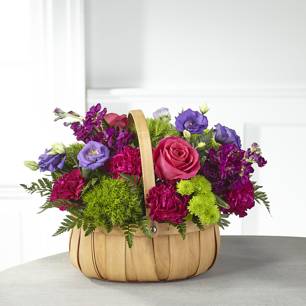 Serene Sanctuary Basket – SARAH'S FLOWERS, Fullerton CA