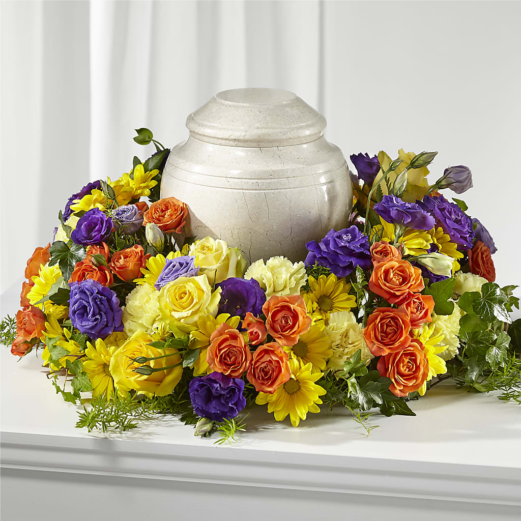 Blossoms of Remembrance Cremation Adornment – SARAH'S FLOWERS, Fullerton CA