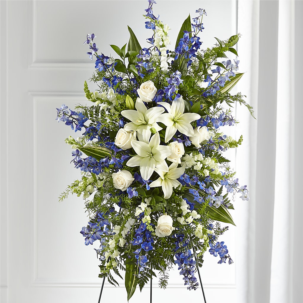 Faithful Friend Standing Spray – SARAH'S FLOWERS, Fullerton CA