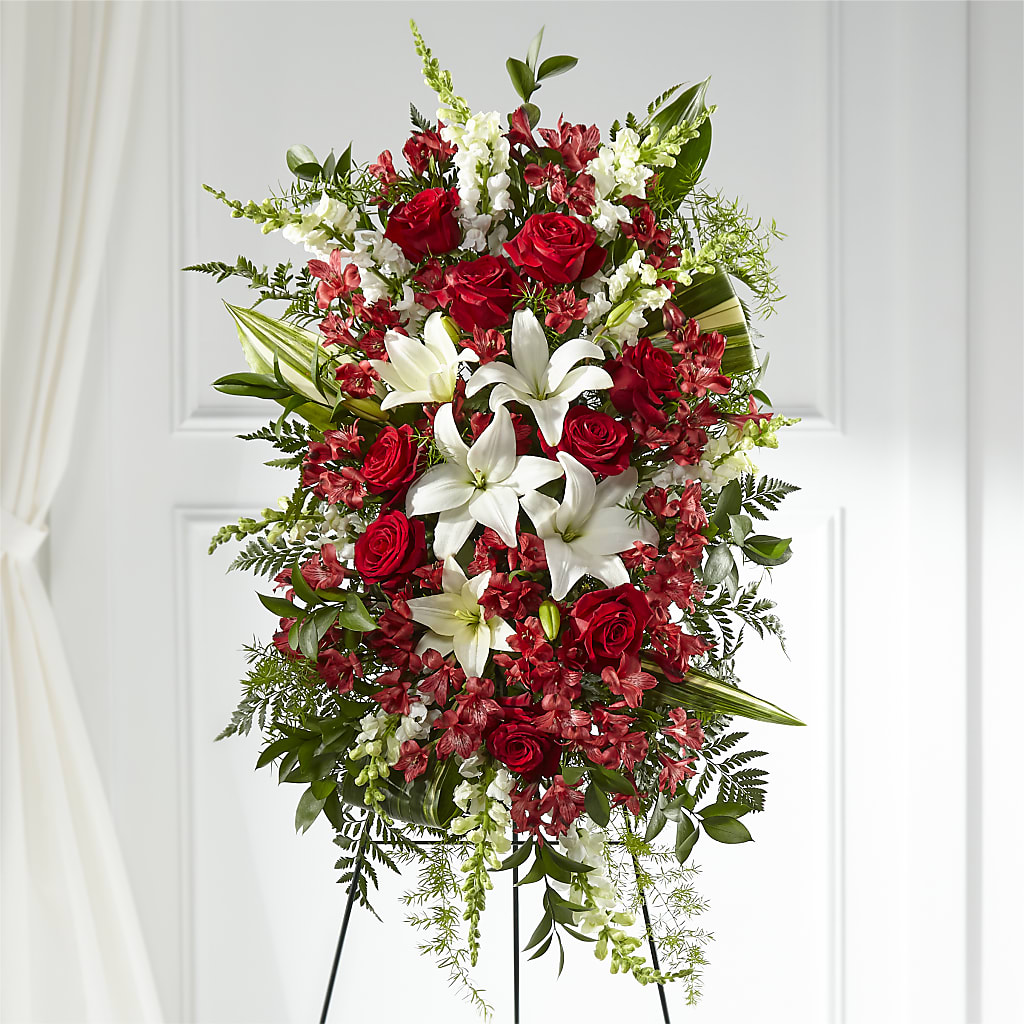 Everlasting Memory Standing Spray – SARAH'S FLOWERS, Fullerton CA