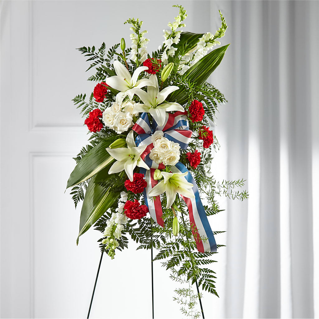 Stars of Life Standing Spray – SARAH'S FLOWERS, Fullerton CA