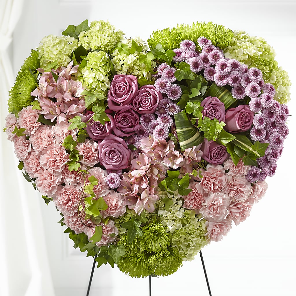 Heartwarming Standing Heart – SARAH'S FLOWERS, Fullerton CA