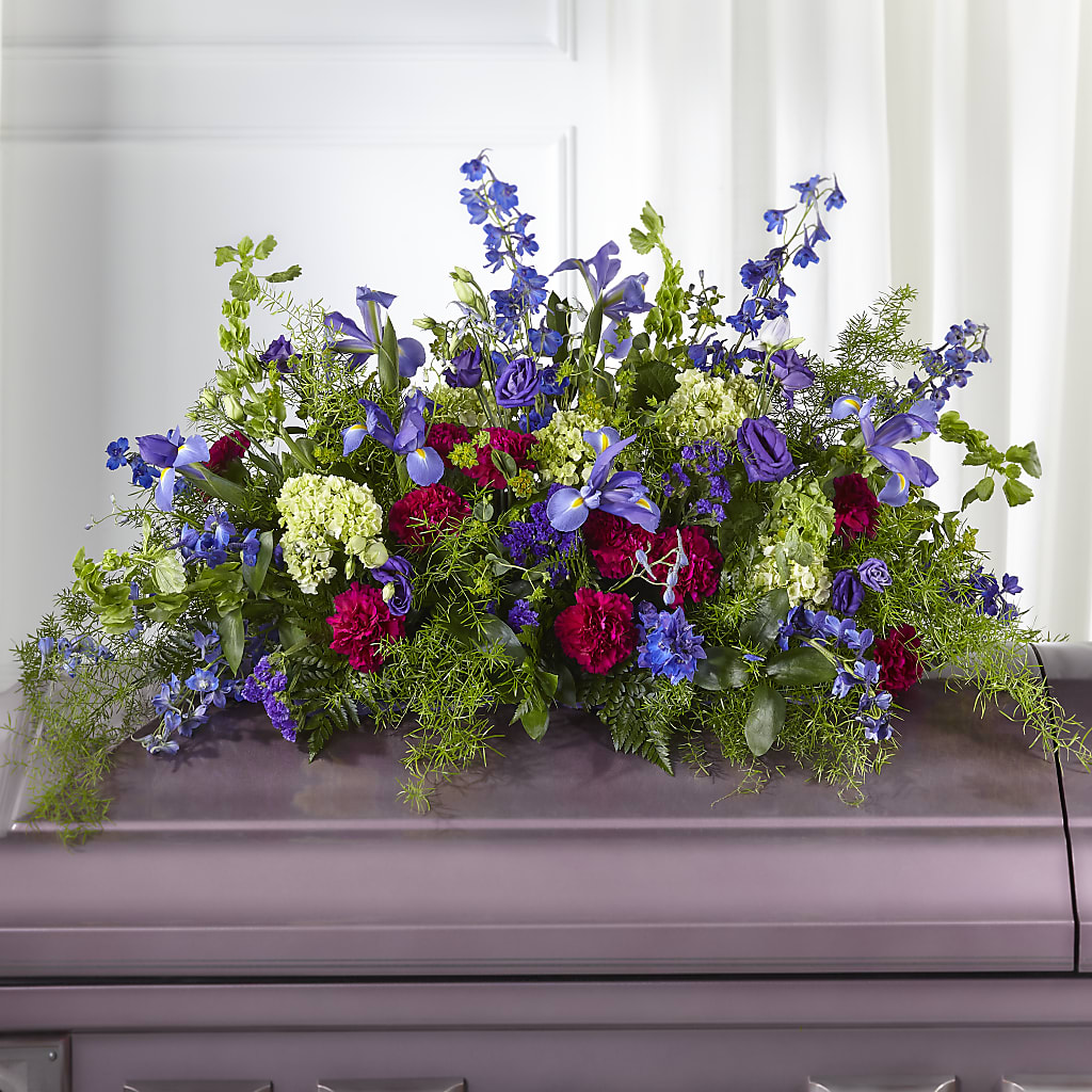 Always Treasured Casket Spray – SARAH'S FLOWERS, Fullerton CA