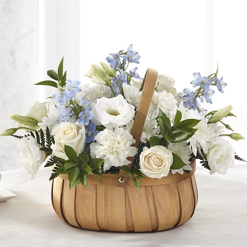 Sincerely Heartfelt Basket – SARAH'S FLOWERS, Fullerton CA