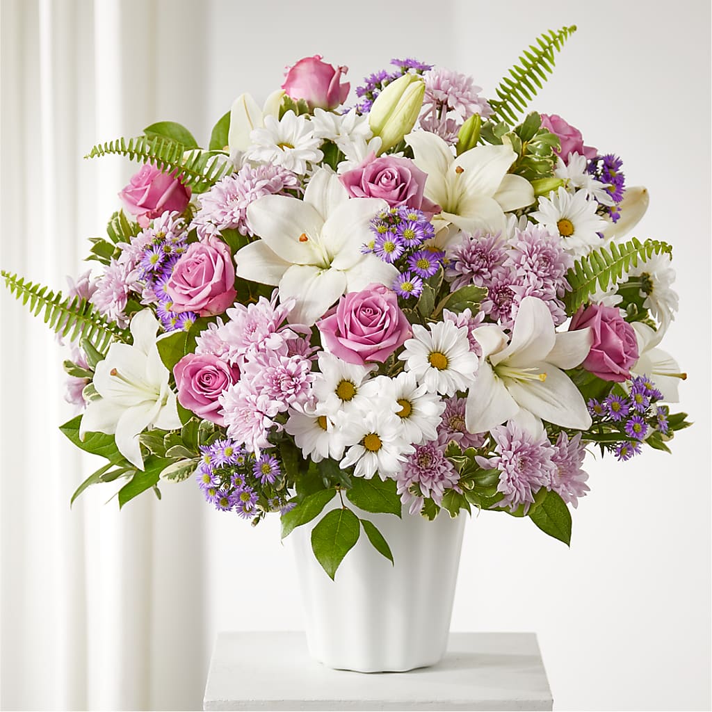 Warmest Thoughts Tabletop Basket – SARAH'S FLOWERS, Fullerton CA