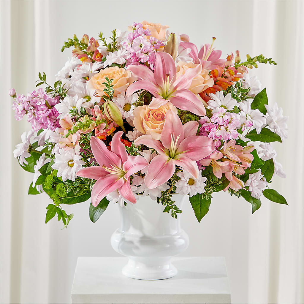 Heartfelt Gesture Urn Arrangement – SARAH'S FLOWERS, Fullerton CA