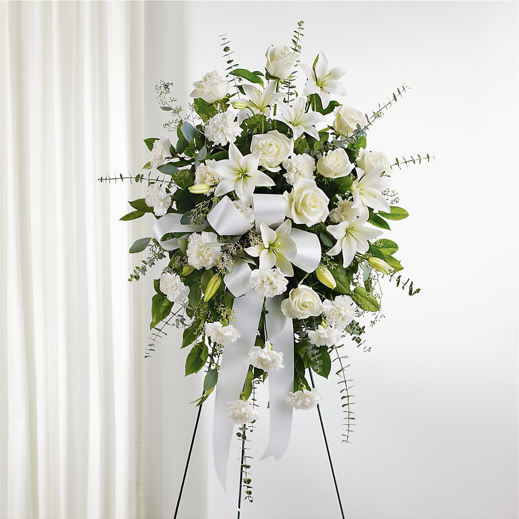With Care Standing Spray – SARAH'S FLOWERS, Fullerton CA