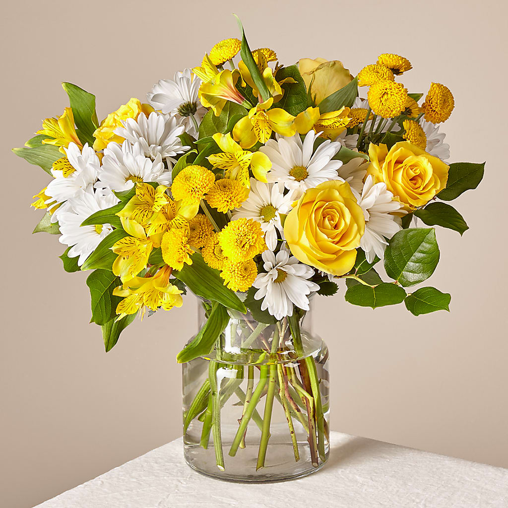 Sunny Sentiments Bouquet – SARAH'S FLOWERS, Fullerton CA