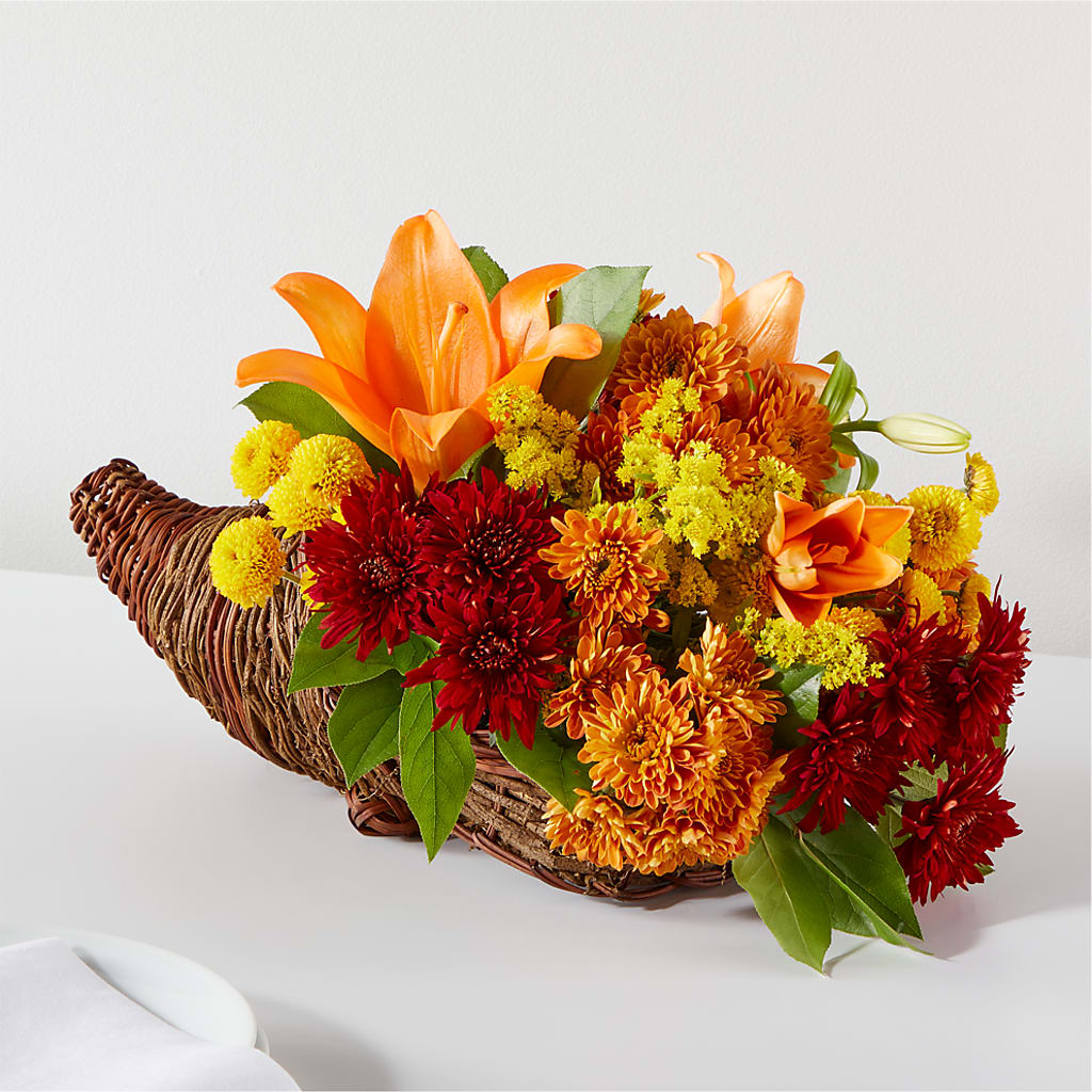 Bouquet of Blessings Cornucopia – SARAH'S FLOWERS, Fullerton CA