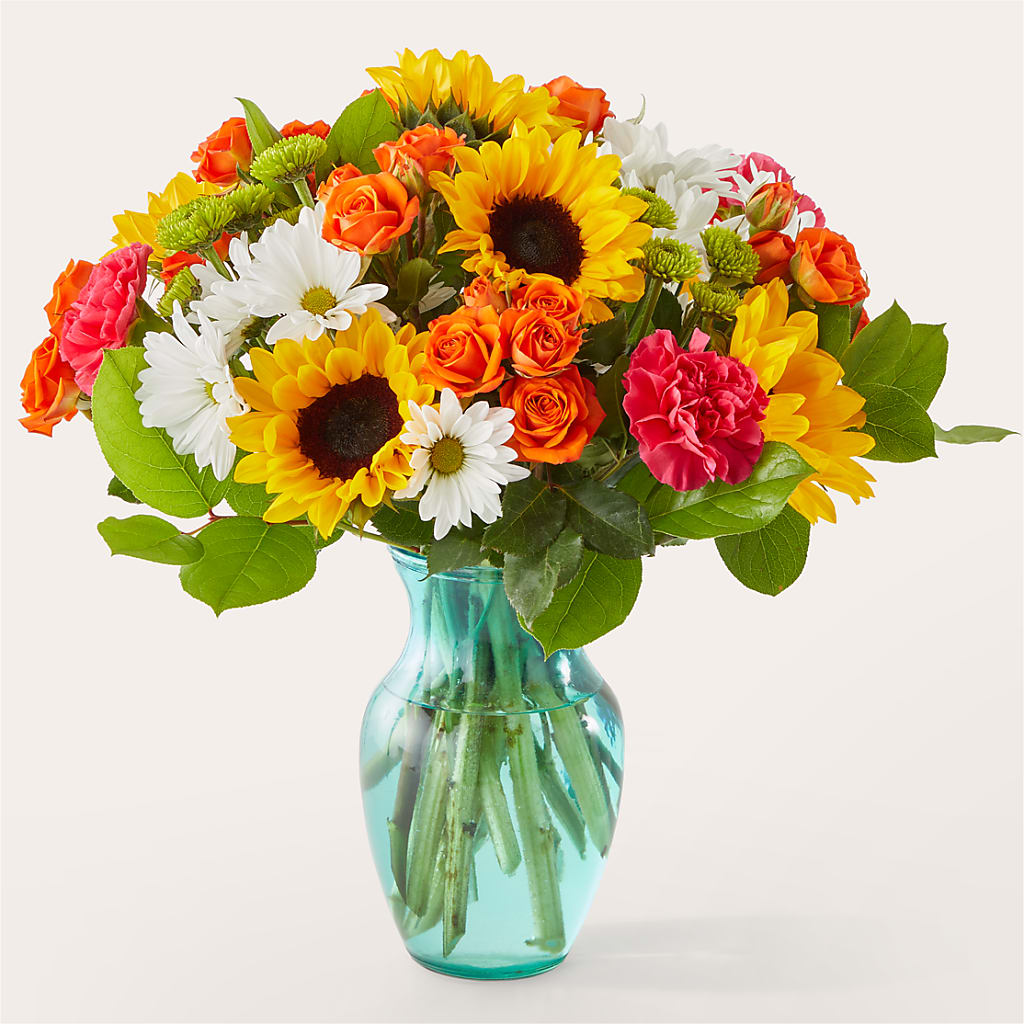 Sun-drenched Blooms Bouquet – SARAH'S FLOWERS, Fullerton CA
