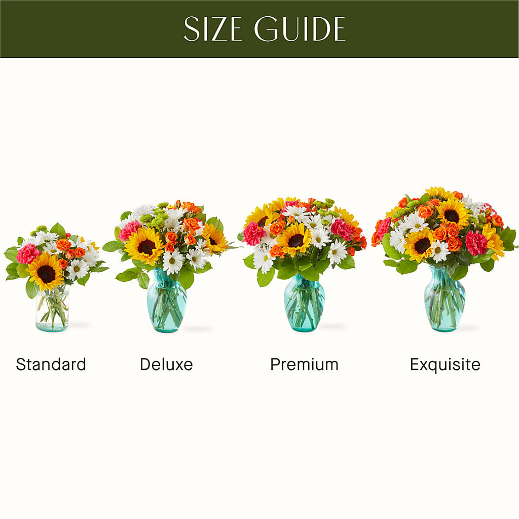 Sun-drenched Blooms Bouquet – SARAH'S FLOWERS, Fullerton CA