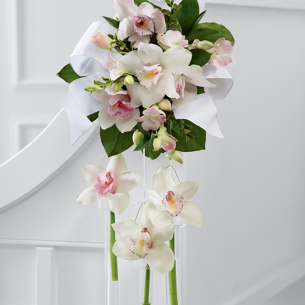 Perfect Entrance Pew Arrangement – SARAH'S FLOWERS, Fullerton CA