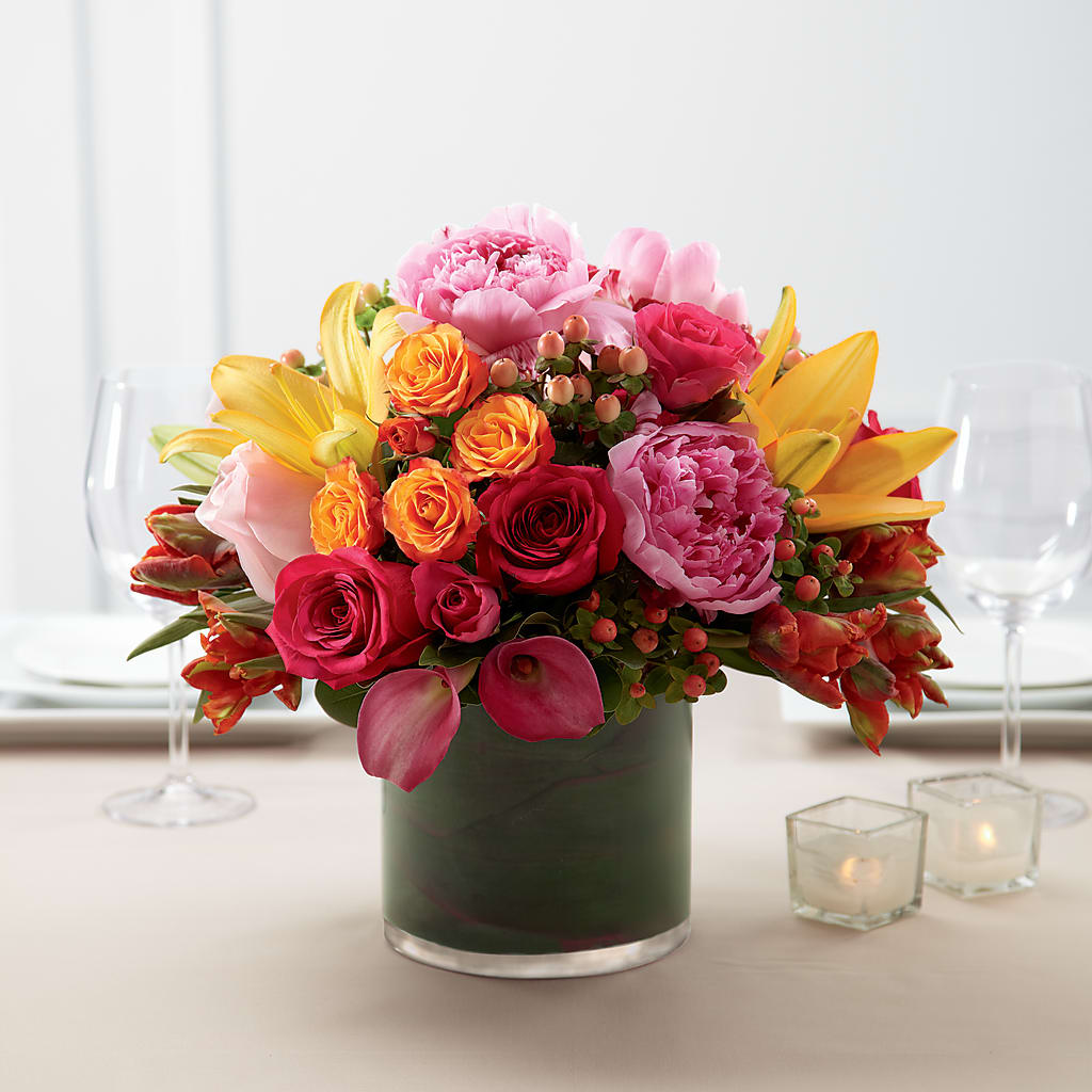 Color Mix Arrangement – SARAH'S FLOWERS, Fullerton CA