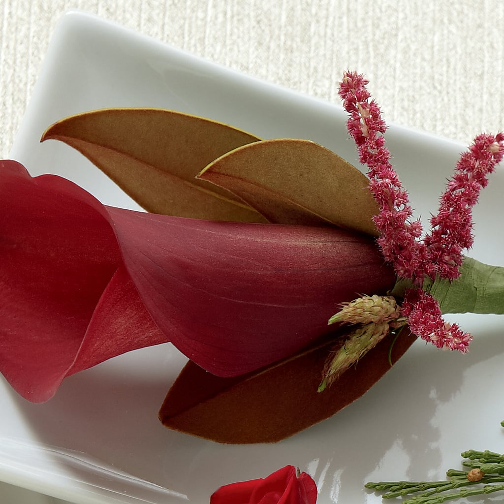 Red Calla Boutonniere – SARAH'S FLOWERS, Fullerton CA