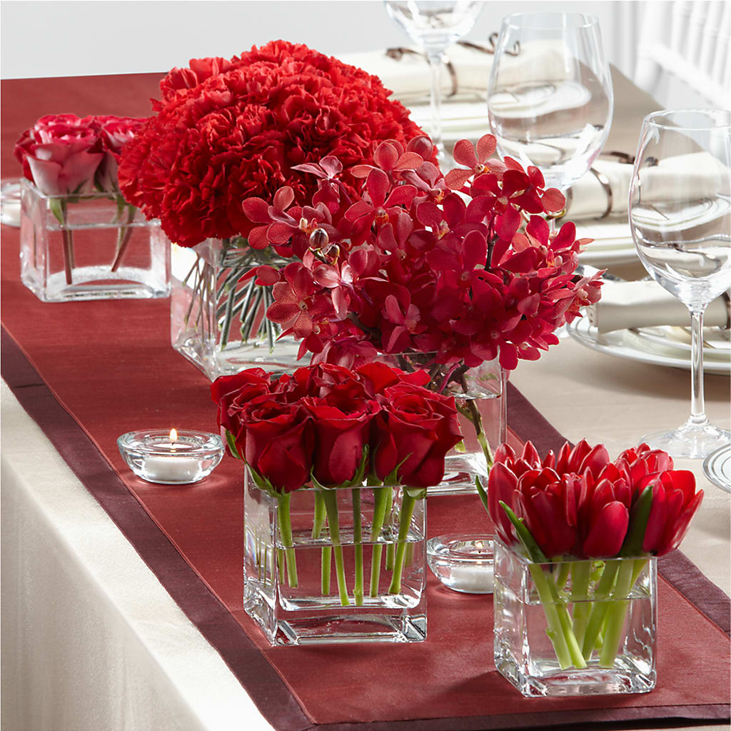 Modern Grace Centerpiece – SARAH'S FLOWERS, Fullerton CA