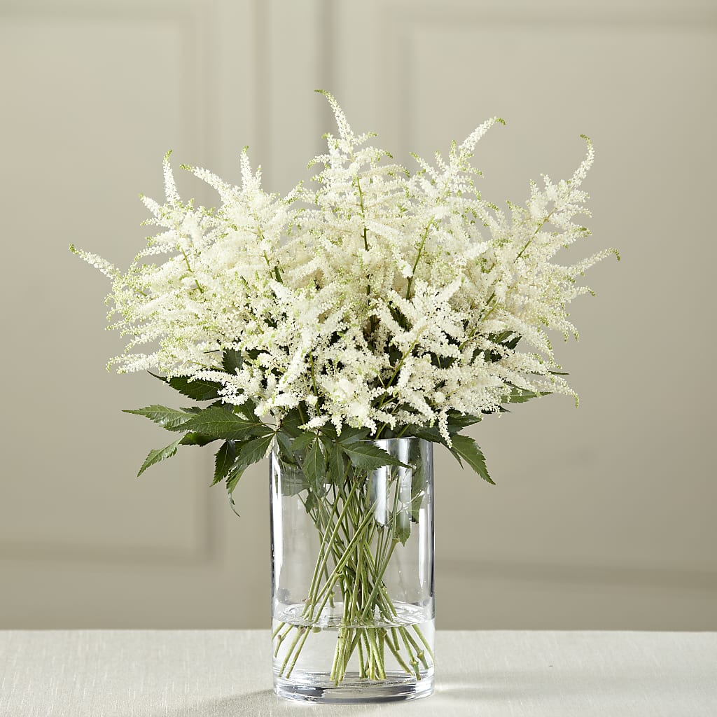 White Astilbe Bouquet – SARAH'S FLOWERS, Fullerton CA
