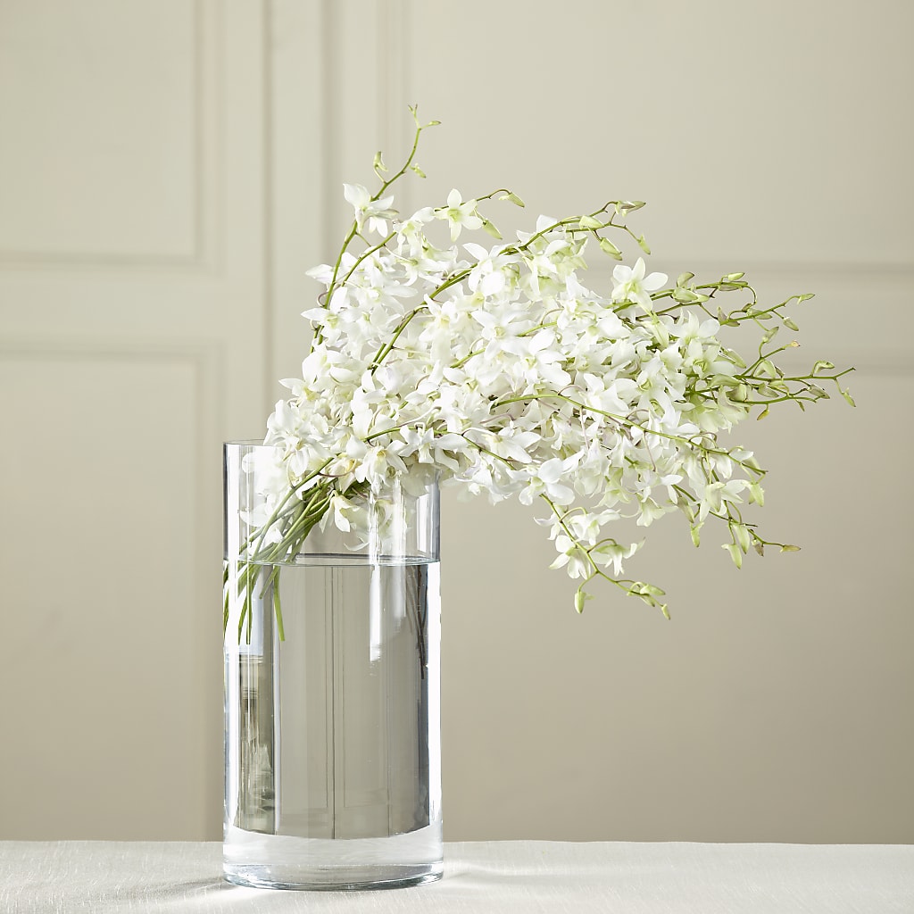 White Dendrobium Bouquet – SARAH'S FLOWERS, Fullerton CA