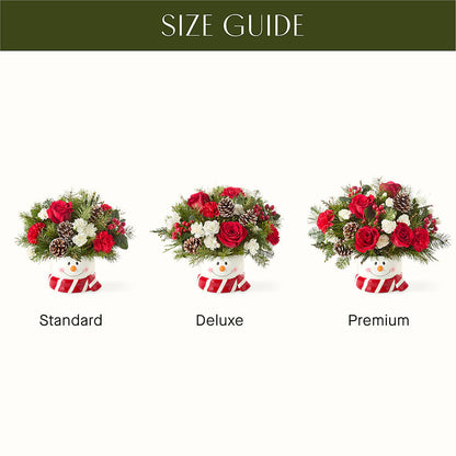 Jolly Snowman Bouquet – SARAH'S FLOWERS, Fullerton CA
