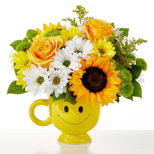 Be Happy Bouquet – SARAH'S FLOWERS, Fullerton CA