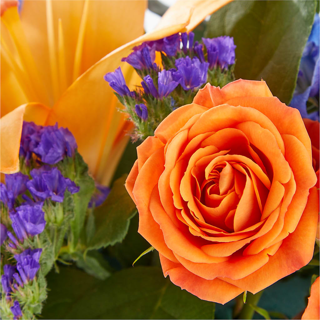 Radiant Citrus Box Bouquet – SARAH'S FLOWERS, Fullerton CA