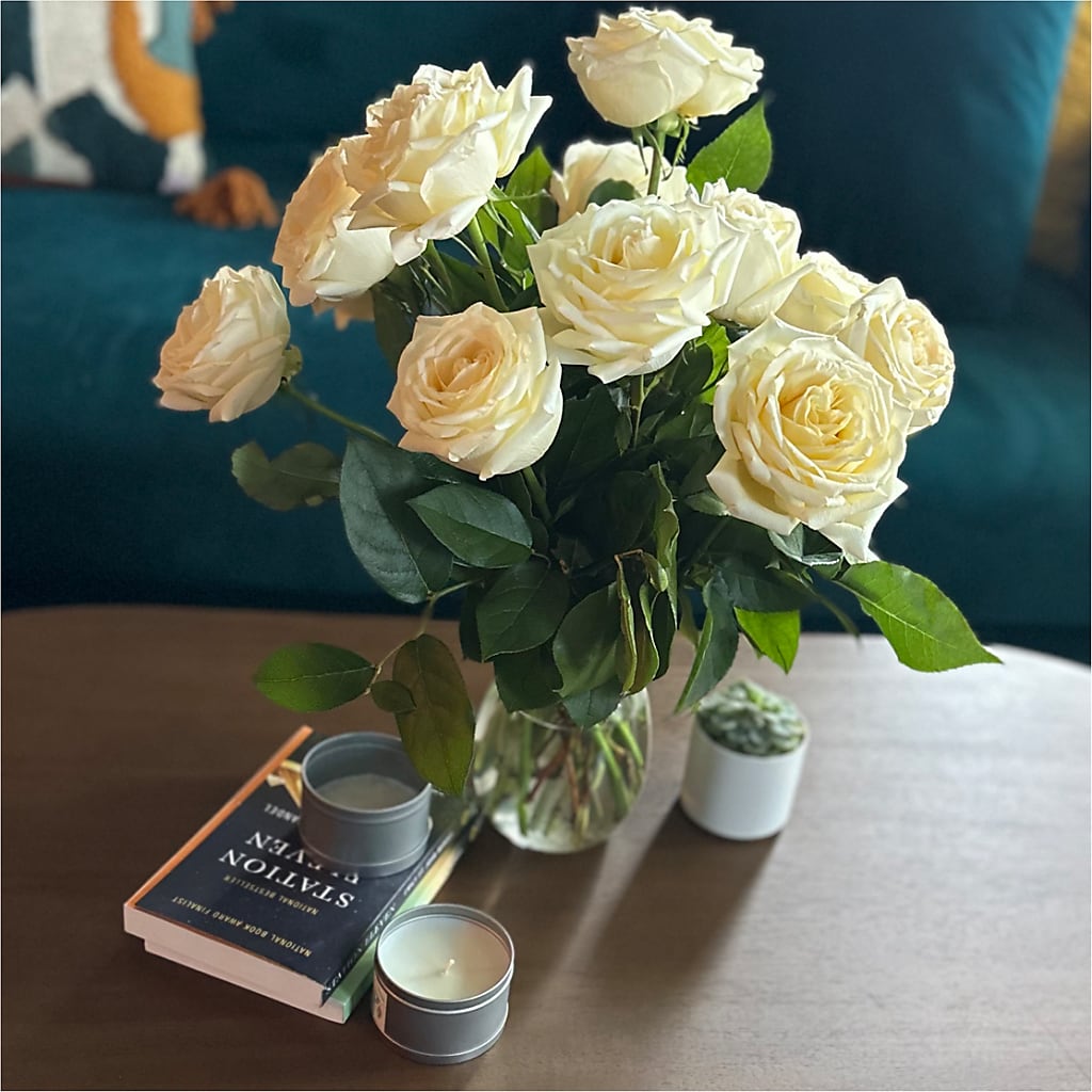 Long Stem Yellow Rose Bouquet – SARAH'S FLOWERS, Fullerton CA