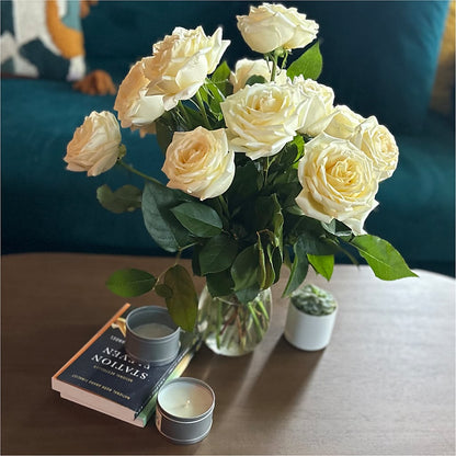 Long Stem Yellow Rose Bouquet – SARAH'S FLOWERS, Fullerton CA