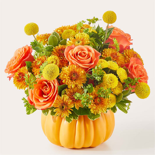 Gourdgeous Pumpkin – SARAH'S FLOWERS, Fullerton CA